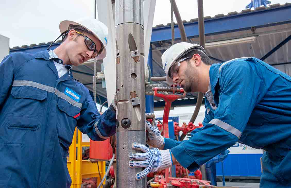 at rig site running Quartet into the hole